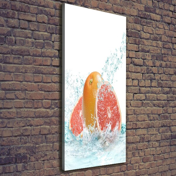 Stampa quadro su tela verticale Pompelmi
