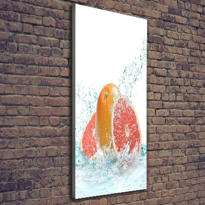 Stampa quadro su tela verticale Pompelmi