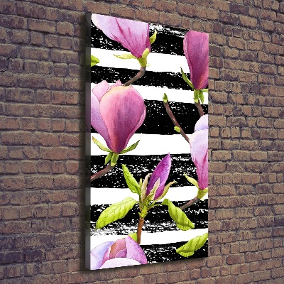 Stampa quadro su tela verticale Magnolia