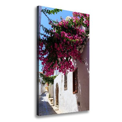 Quadro su tela canvas verticale Rodi, Grecia