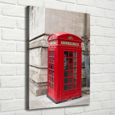 Quadro su tela canvas verticale Londra