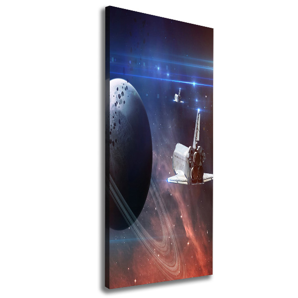 Quadro su tela canvas verticale Astronave