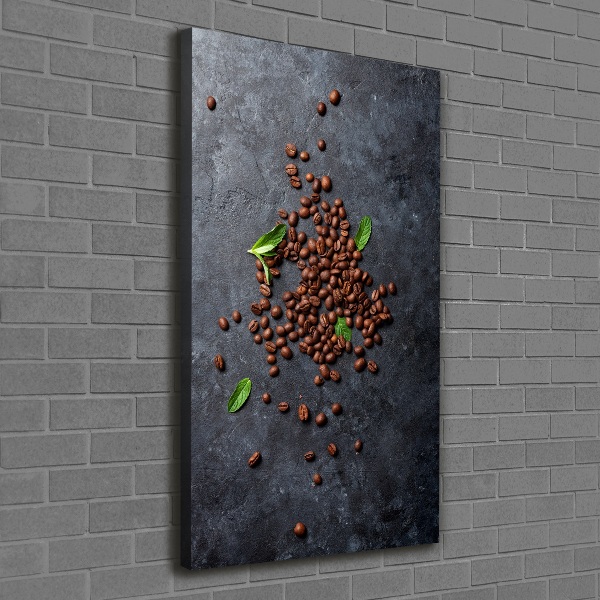 Quadro su tela canvas verticale Chicchi di caffè