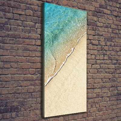 Quadro foto su tela verticale Onda marina