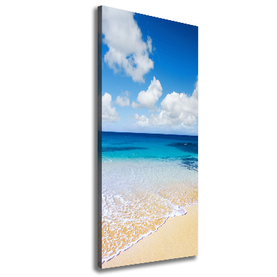 Quadro su tela canvas verticale Spiaggia tropicale