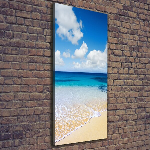 Quadro su tela canvas verticale Spiaggia tropicale