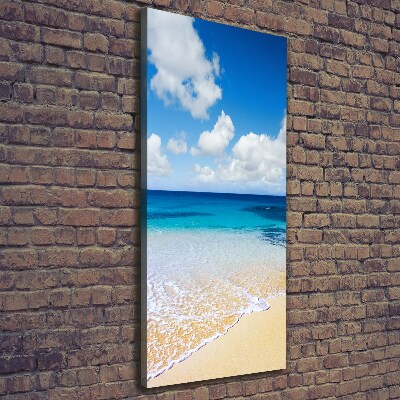 Quadro su tela canvas verticale Spiaggia tropicale