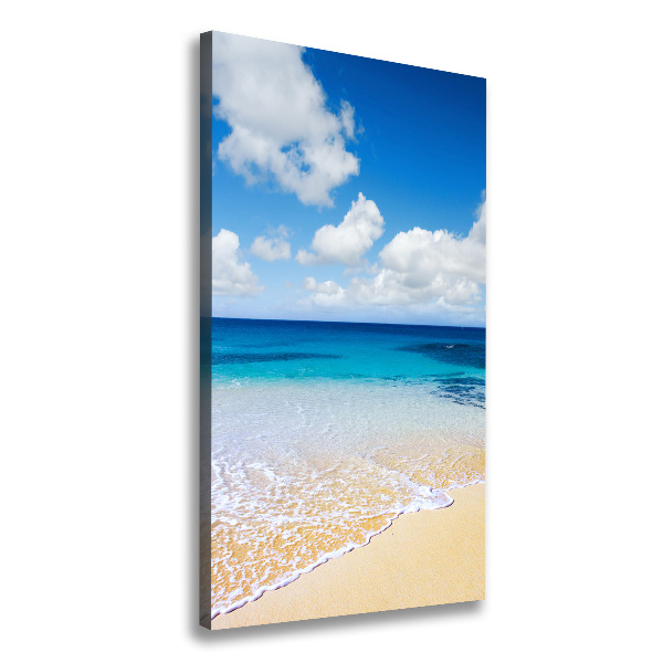 Quadro su tela canvas verticale Spiaggia tropicale