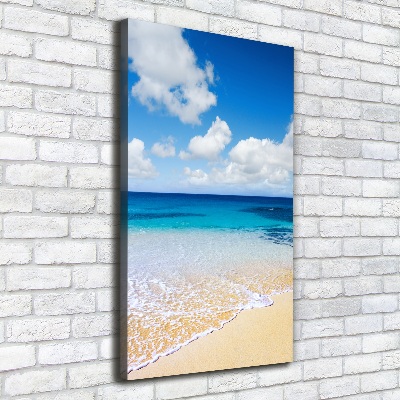 Quadro su tela canvas verticale Spiaggia tropicale