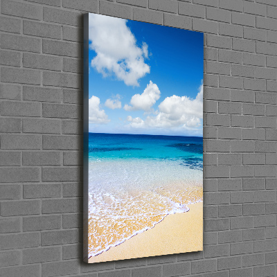 Quadro su tela canvas verticale Spiaggia tropicale