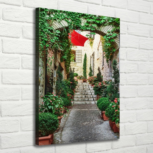 Quadro foto su tela verticale Le strade di Francia