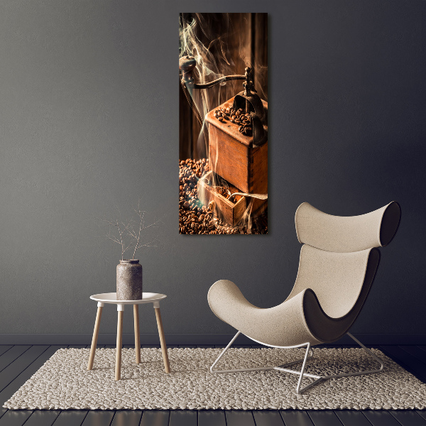 Quadro su tela canvas verticale Chicchi di caffè