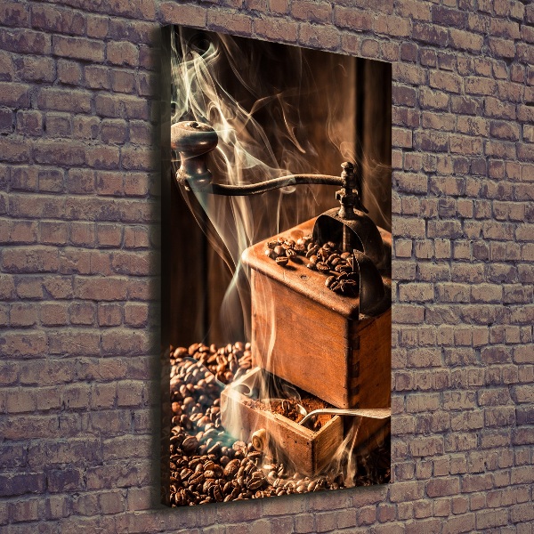 Quadro su tela canvas verticale Chicchi di caffè