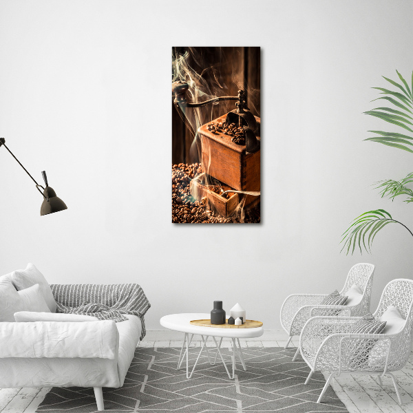 Quadro su tela canvas verticale Chicchi di caffè