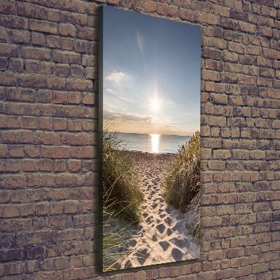 Quadro su tela canvas verticale Dune costiere