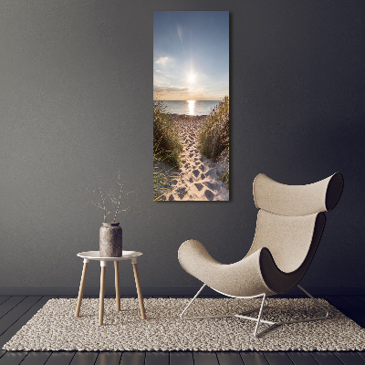 Quadro su tela canvas verticale Dune costiere