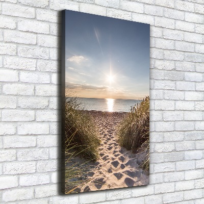 Quadro su tela canvas verticale Dune costiere