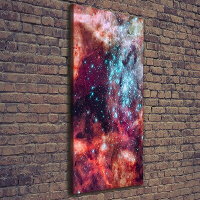 Quadro foto su tela verticale Nube di Magellano