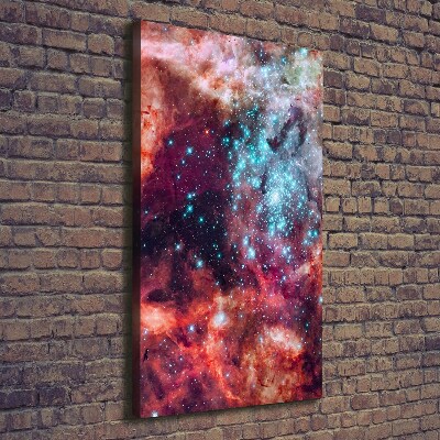 Quadro foto su tela verticale Nube di Magellano