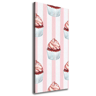 Stampa quadro su tela verticale Cupcakes