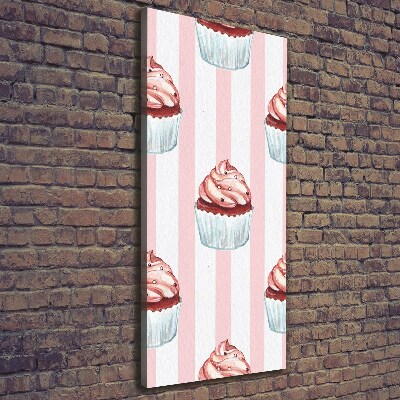Stampa quadro su tela verticale Cupcakes