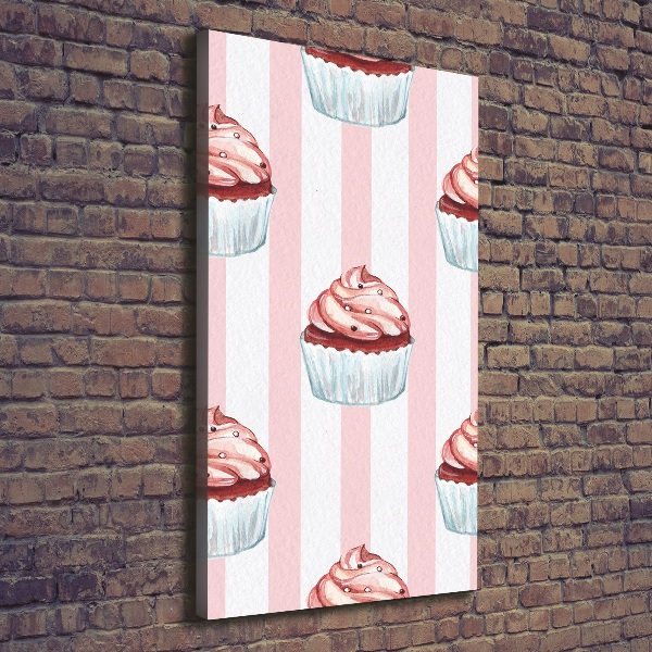 Stampa quadro su tela verticale Cupcakes