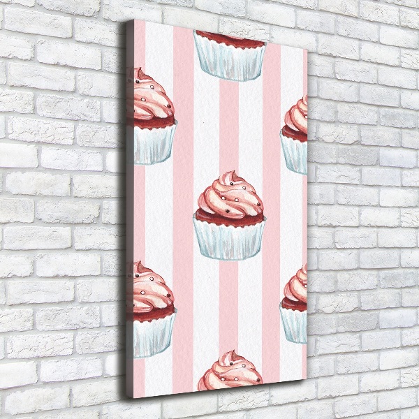 Stampa quadro su tela verticale Cupcakes