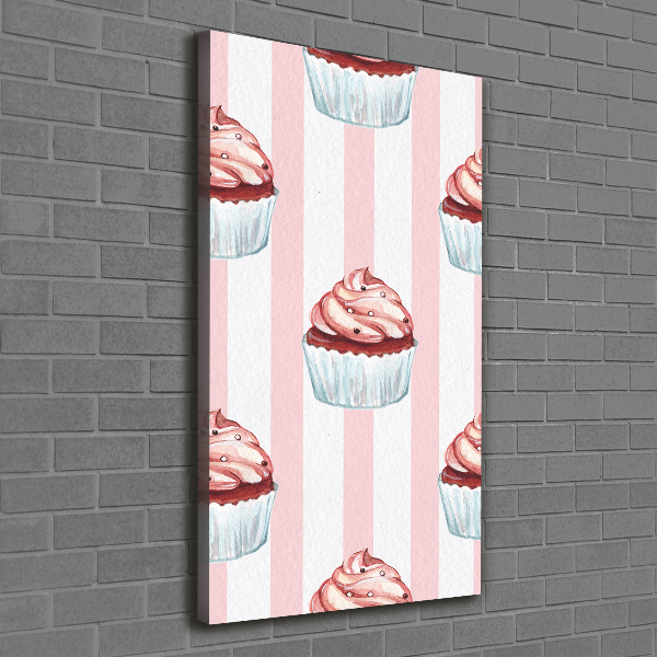 Stampa quadro su tela verticale Cupcakes