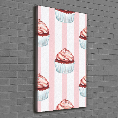 Stampa quadro su tela verticale Cupcakes
