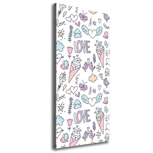 Quadro foto su tela verticale Modello veneziano