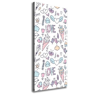 Quadro foto su tela verticale Modello veneziano