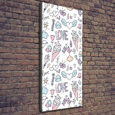 Quadro foto su tela verticale Modello veneziano