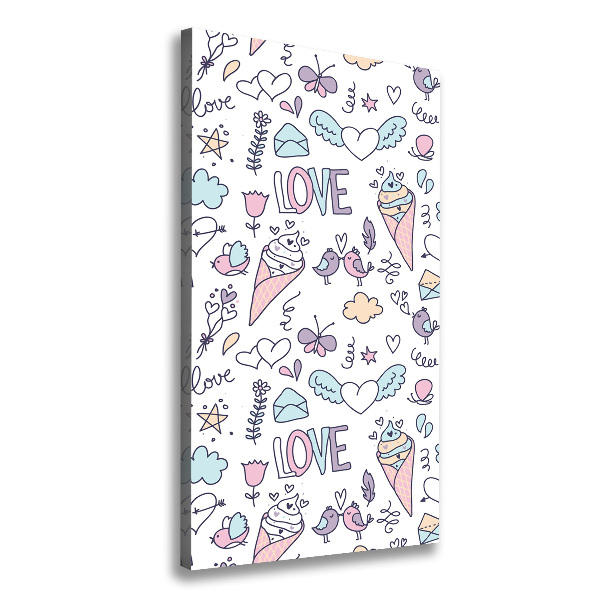 Quadro foto su tela verticale Modello veneziano