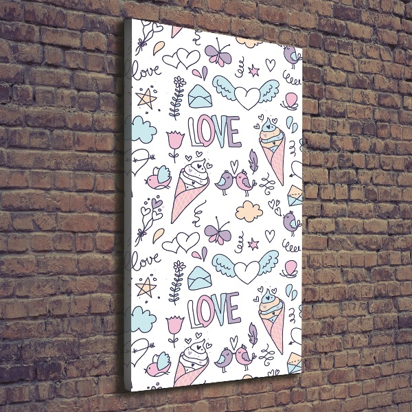 Quadro foto su tela verticale Modello veneziano