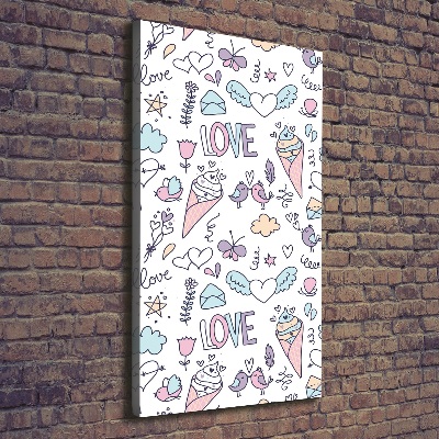 Quadro foto su tela verticale Modello veneziano