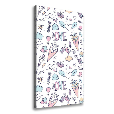 Quadro foto su tela verticale Modello veneziano