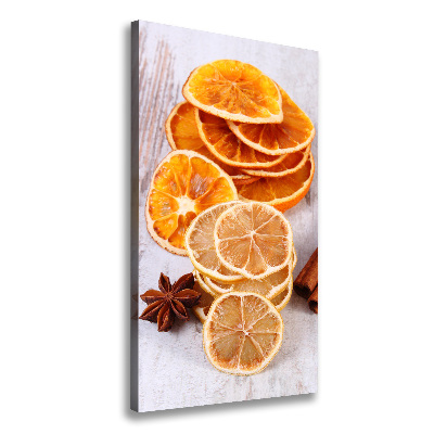 Quadro su tela canvas verticale Il profumo del Natale