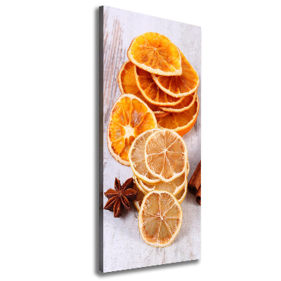 Quadro su tela canvas verticale Il profumo del Natale