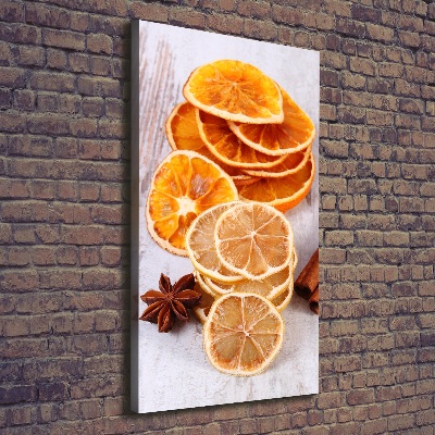 Quadro su tela canvas verticale Il profumo del Natale