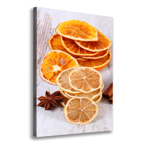 Quadro su tela canvas verticale Il profumo del Natale