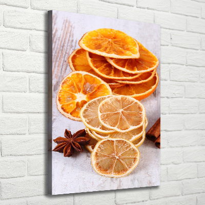 Quadro su tela canvas verticale Il profumo del Natale