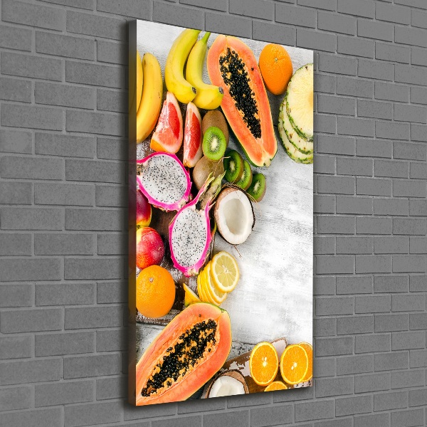 Quadro foto su tela verticale Frutta