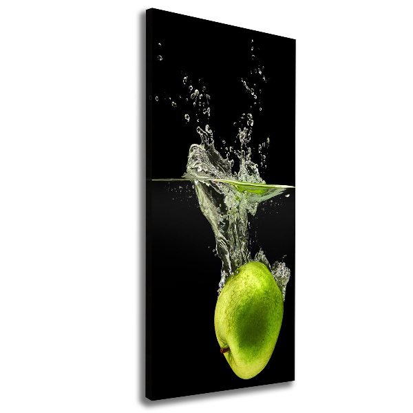 Stampa quadro su tela verticale Mele verdi