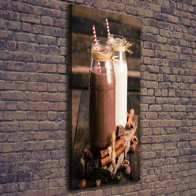 Quadro foto su tela verticale Frappè