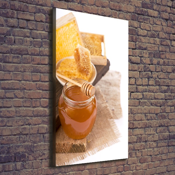 Quadro su tela canvas verticale Favi d'api