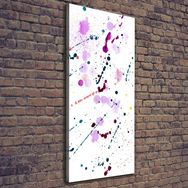 Quadro foto su tela verticale Luoghi colorati