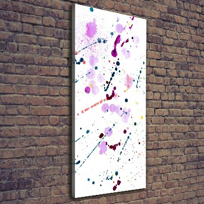 Quadro foto su tela verticale Luoghi colorati