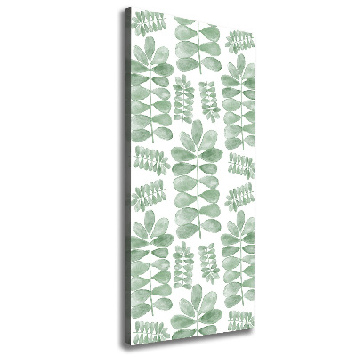Quadro su tela canvas verticale Foglie di eucalipto
