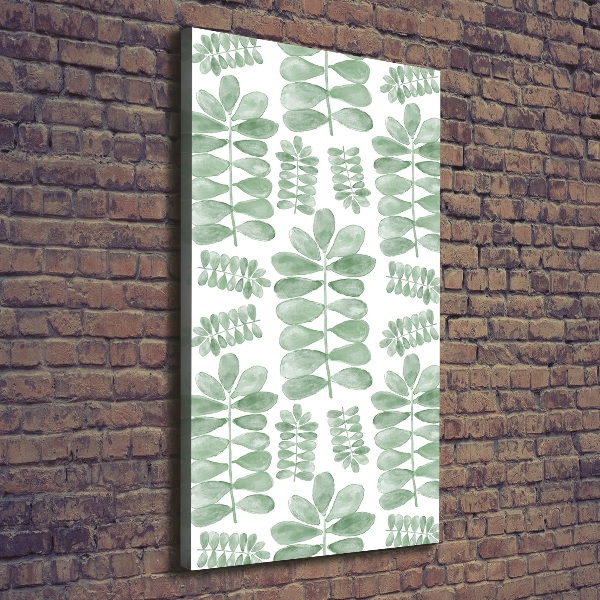 Quadro su tela canvas verticale Foglie di eucalipto