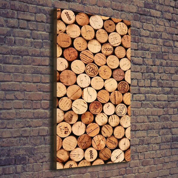 Stampa quadro su tela verticale Tappi di sughero